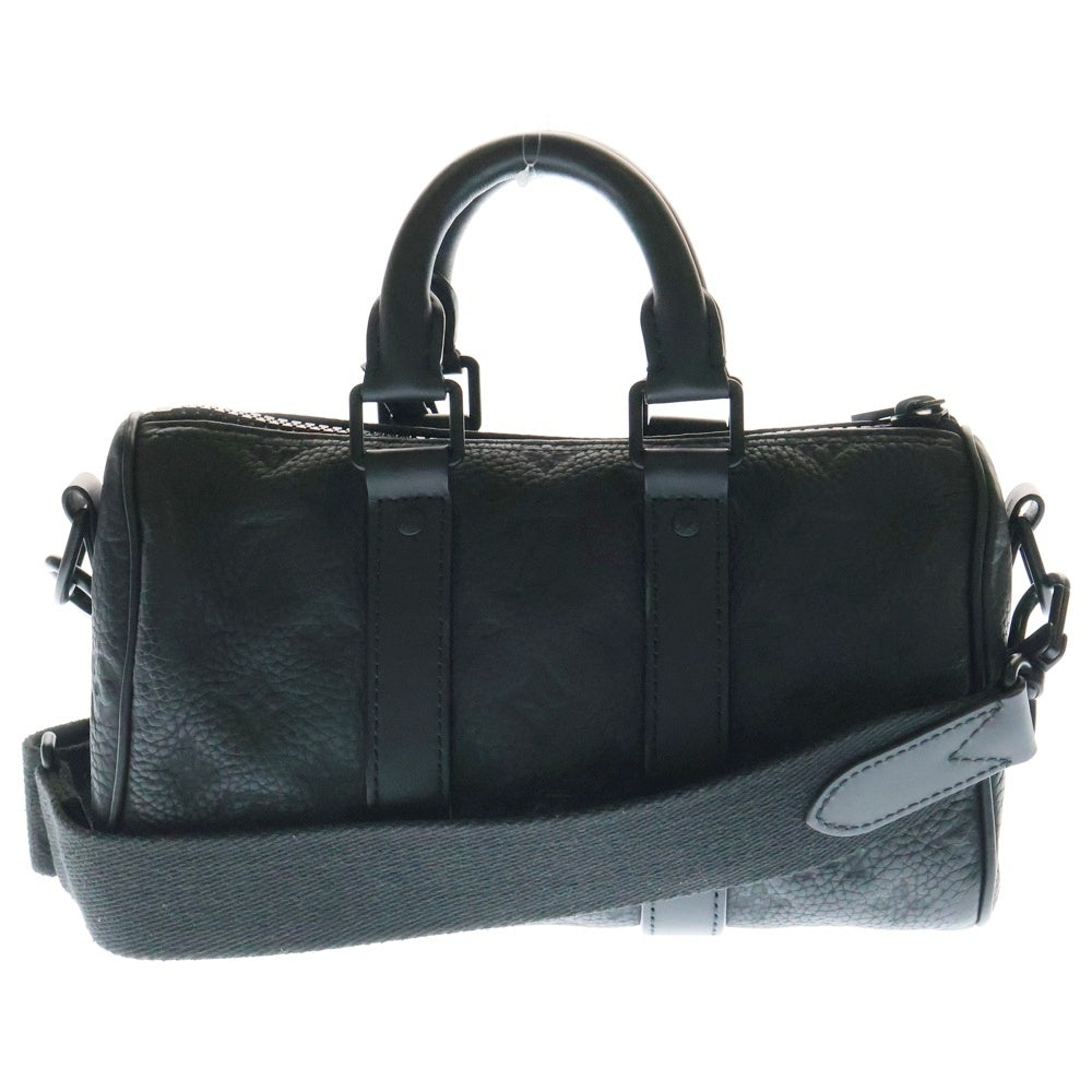 LOUIS VUITTON(ルイヴィトン) モノグラムトリヨン キーポルバンドリエール25 2WAYバッグ ショルダーバッグ ハンドバッグ ブラック レザー ブラック金具 M20900