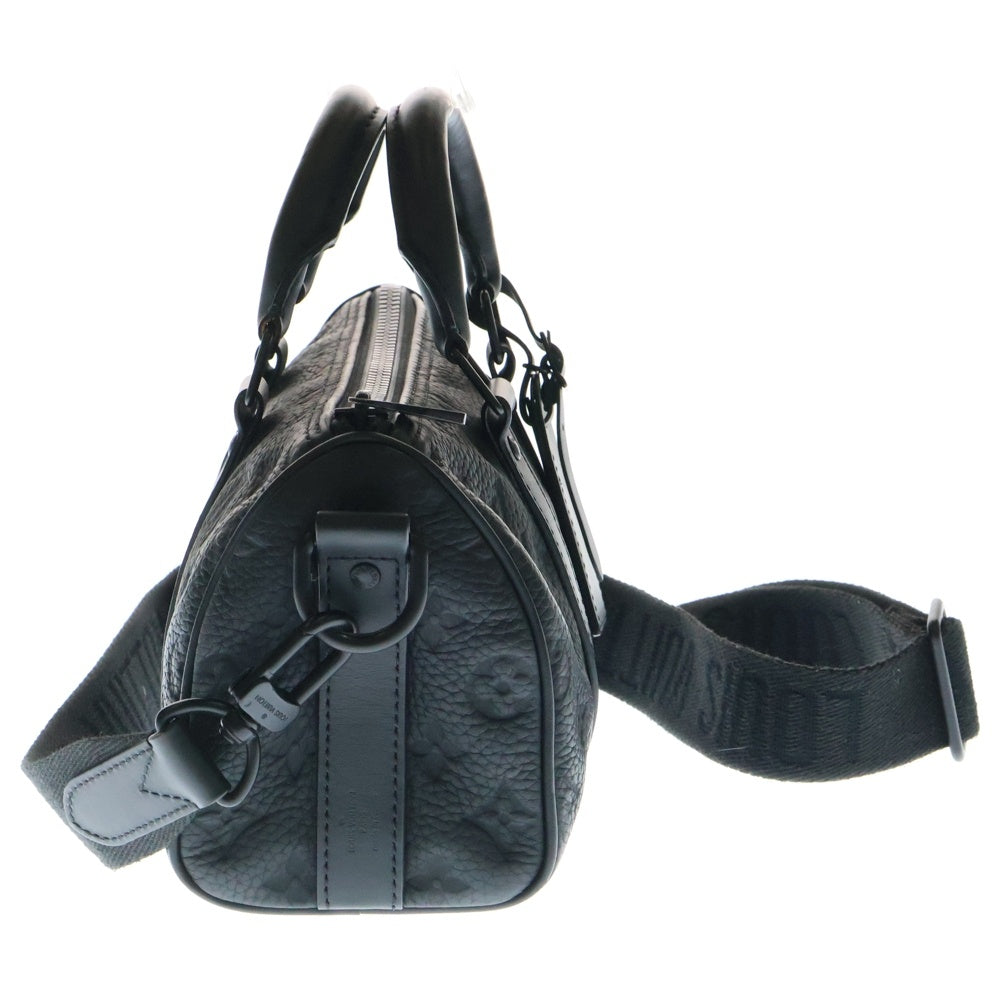 LOUIS VUITTON(ルイヴィトン) モノグラムトリヨン キーポルバンドリエール25 2WAYバッグ ショルダーバッグ ハンドバッグ ブラック レザー ブラック金具 M20900
