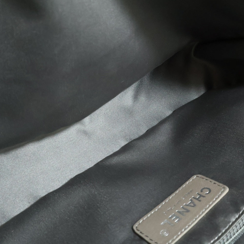 CHANEL(シャネル) 2.55 パンチング 2WAYバッグ ハンドバッグ チェーンショルダーバッグ メタリックグリーン シルバー×ゴールド金具
