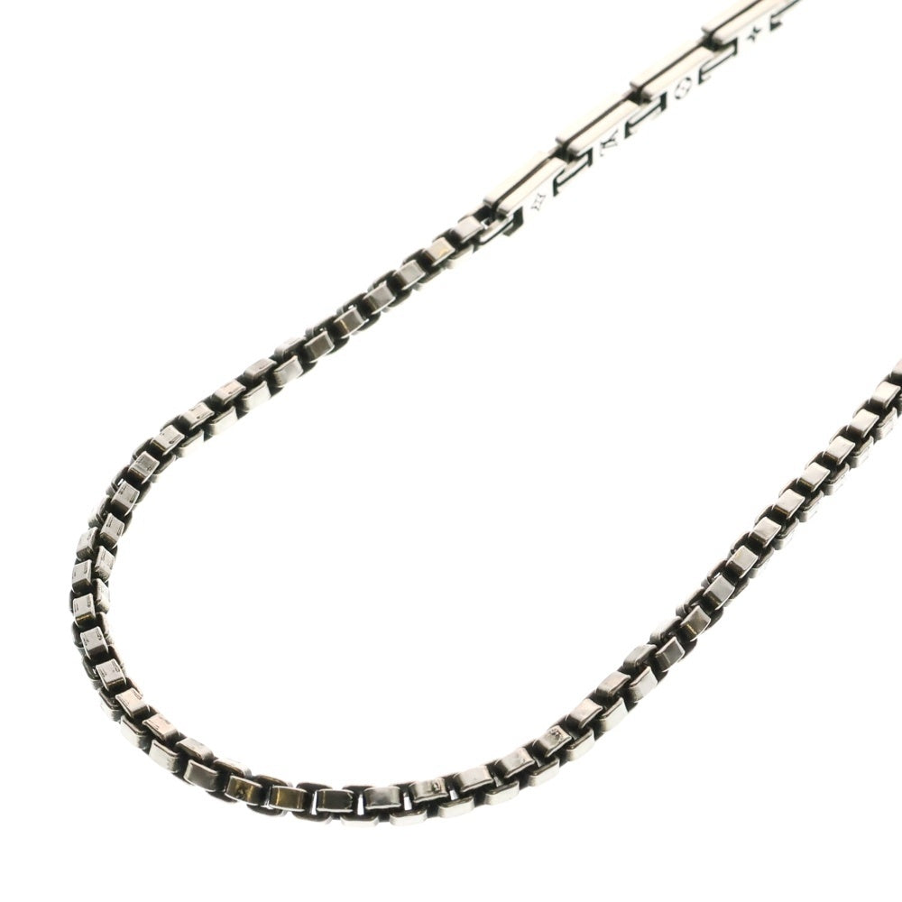 LOUIS VUITTON(ルイヴィトン) LV テーラー モノグラム ロゴ チェーンネックレス シルバー M02027