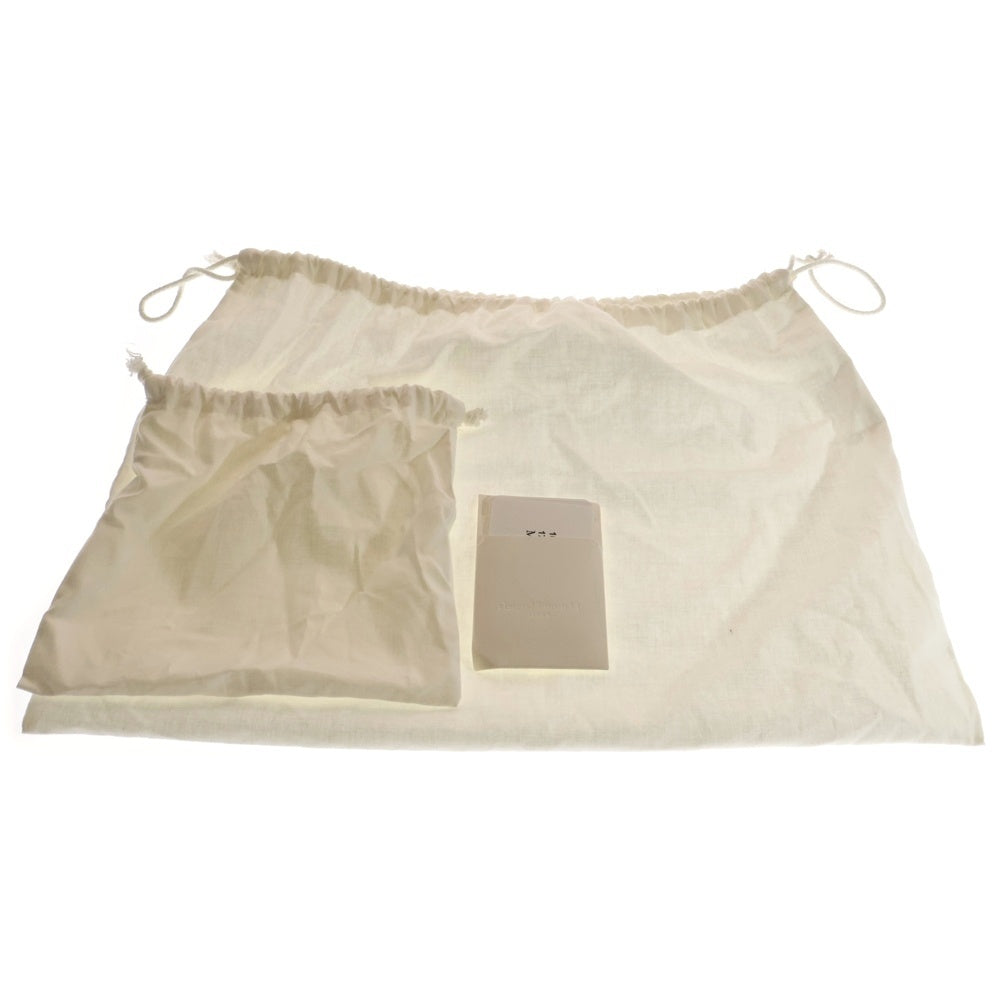 Maison Margiela 11(メゾンマルジェラ11) ホーボー ショルダーバッグ ベージュ ゴールド金具 レザー×キャンバス