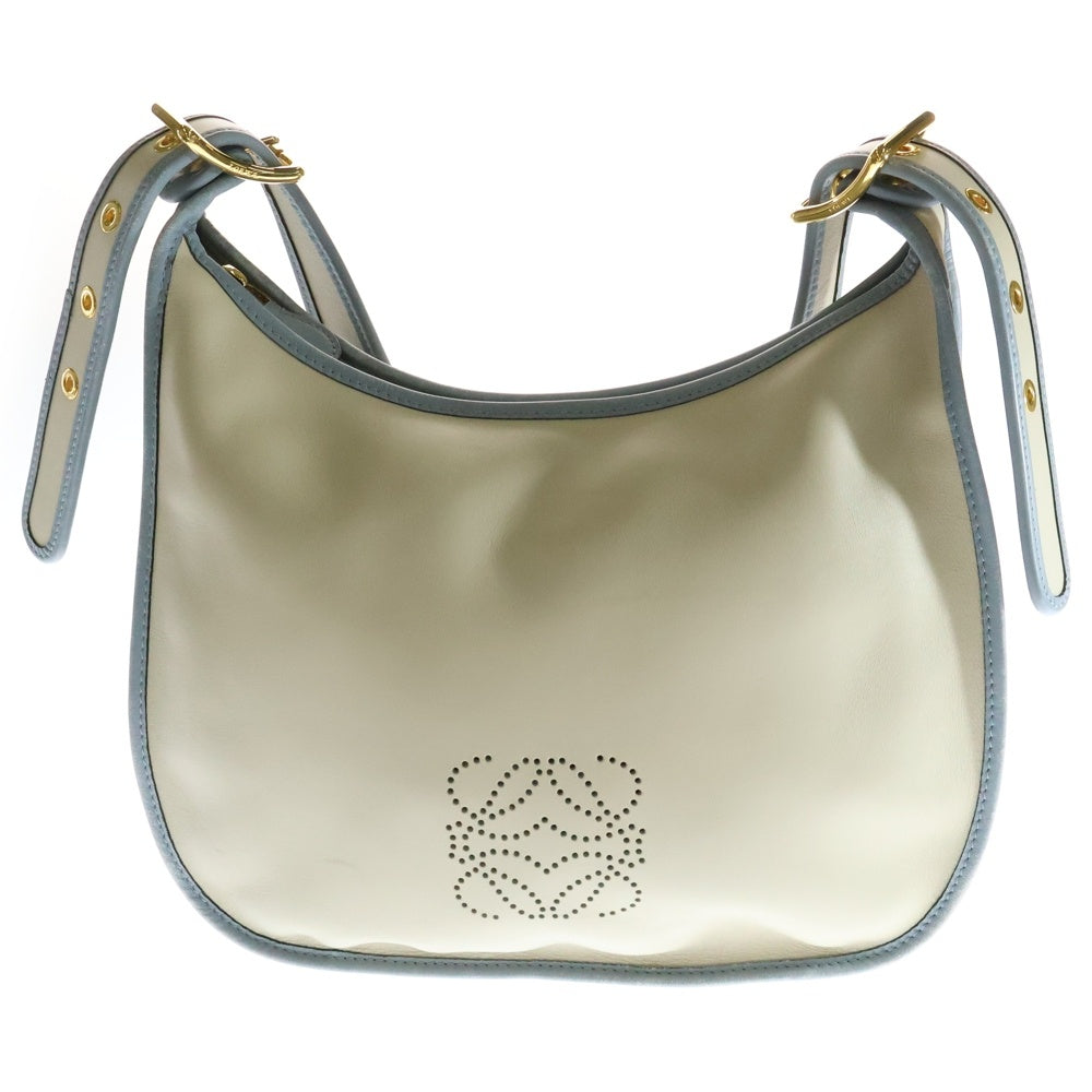 LOEWE(ロエベ) ソフィア ショルダーバッグ ワンショルダーバッグ アイボリー×ライトブルー ゴールド金具 レザー