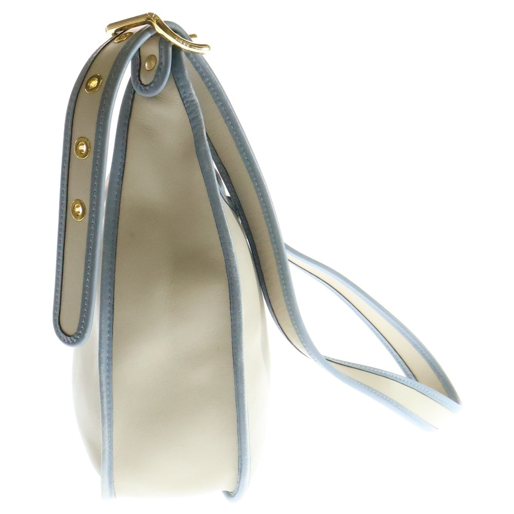 LOEWE(ロエベ) ソフィア ショルダーバッグ ワンショルダーバッグ アイボリー×ライトブルー ゴールド金具 レザー
