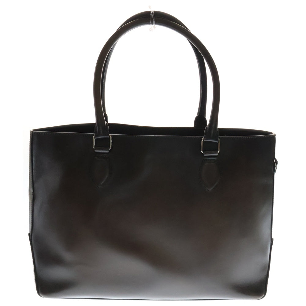 Berluti(ベルルッティ) カリグラフィ アンジュール スクリットレザートートバッグ ブラウン