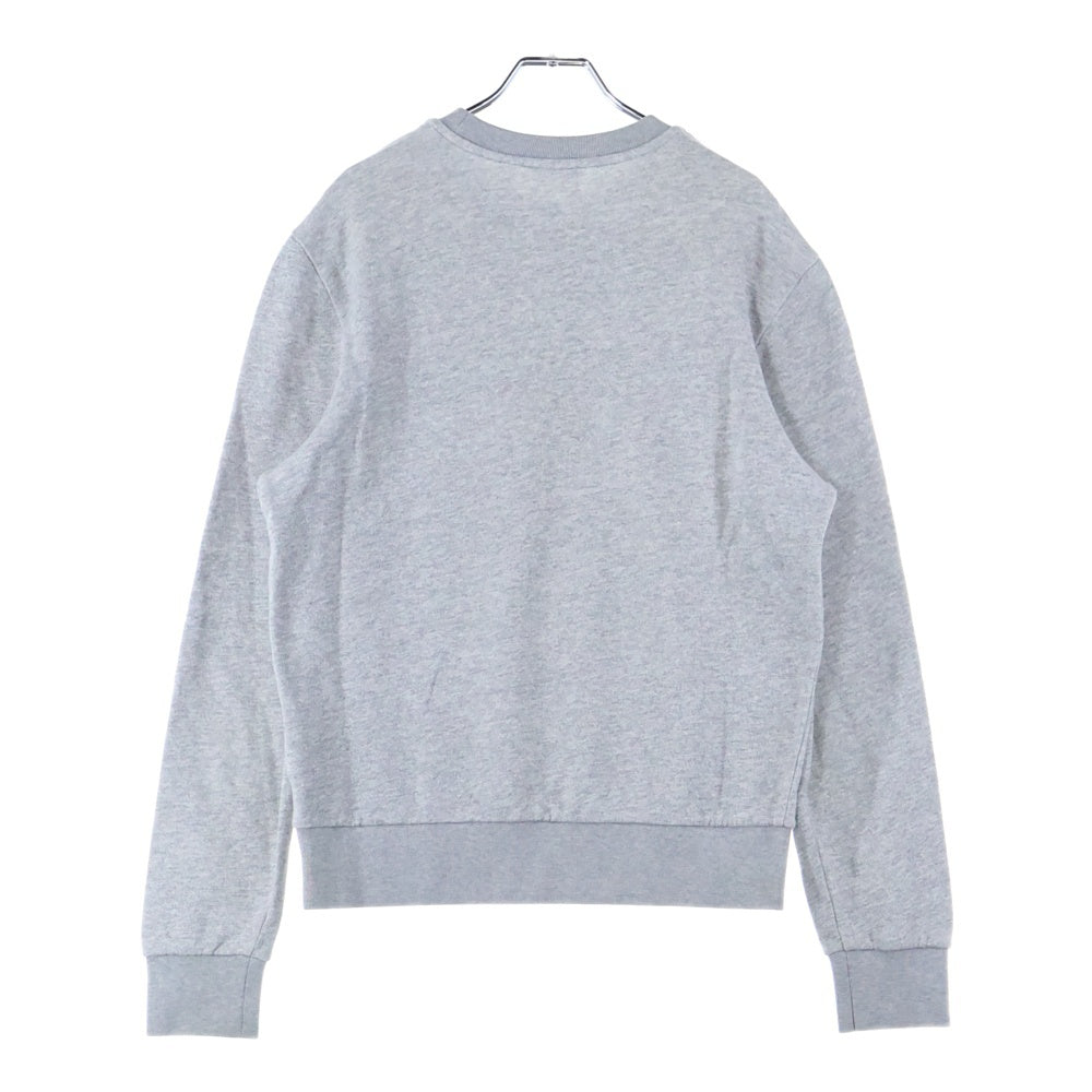 MONCLER(モンクレール) 19SS ラバーロゴプリント クルーネック プルオーバースウェットトレーナー グレー E10918041950 8098U