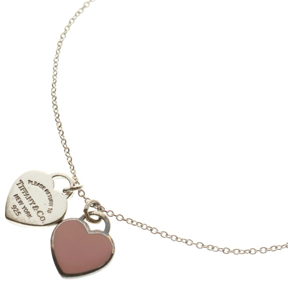 TIFFANY&Co(ティファニー) リターントゥティファニー ネックレス ピンク×シルバー Ag925 SV ペンダント
