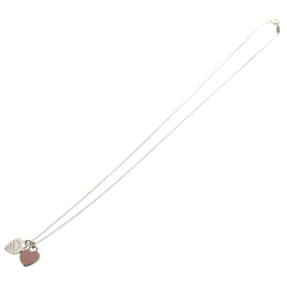 TIFFANY&Co(ティファニー) リターントゥティファニー ネックレス ピンク×シルバー Ag925 SV ペンダント