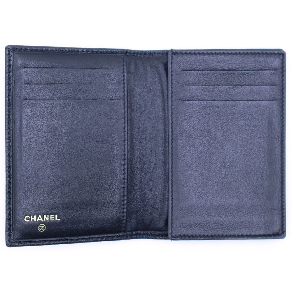 CHANEL(シャネル) ココマーク カードケース 名刺入れ ブラック キャビアスキン