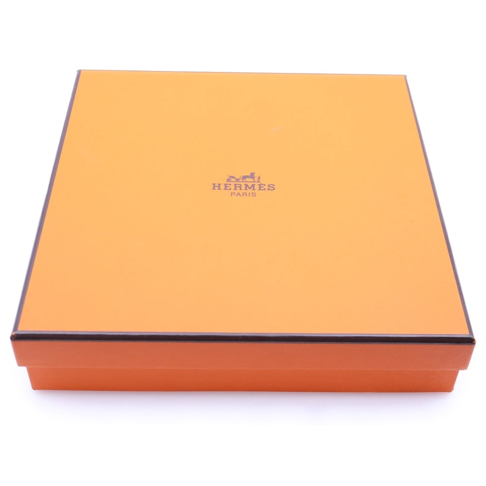 HERMES(エルメス) Hベルト ブラック×ブラウン シルバー金具 レザー □G刻印