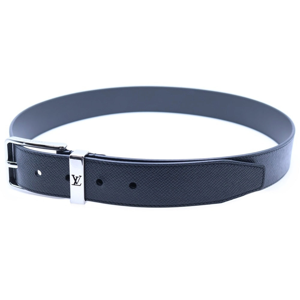 LOUIS VUITTON(ルイヴィトン) タイガ ポンヌフ ベルト ブラック シルバー金具 レザー M8201