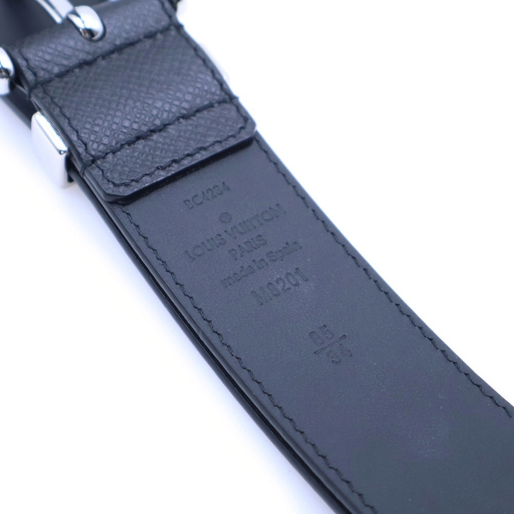 LOUIS VUITTON(ルイヴィトン) タイガ ポンヌフ ベルト ブラック シルバー金具 レザー M8201