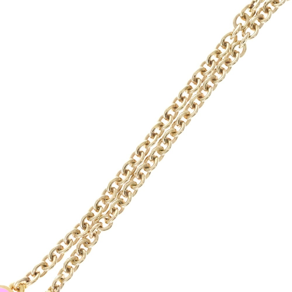 CHANEL(シャネル) ココマーク ネックレス ペンダント チェーン ピンク×ゴールド GP L24C