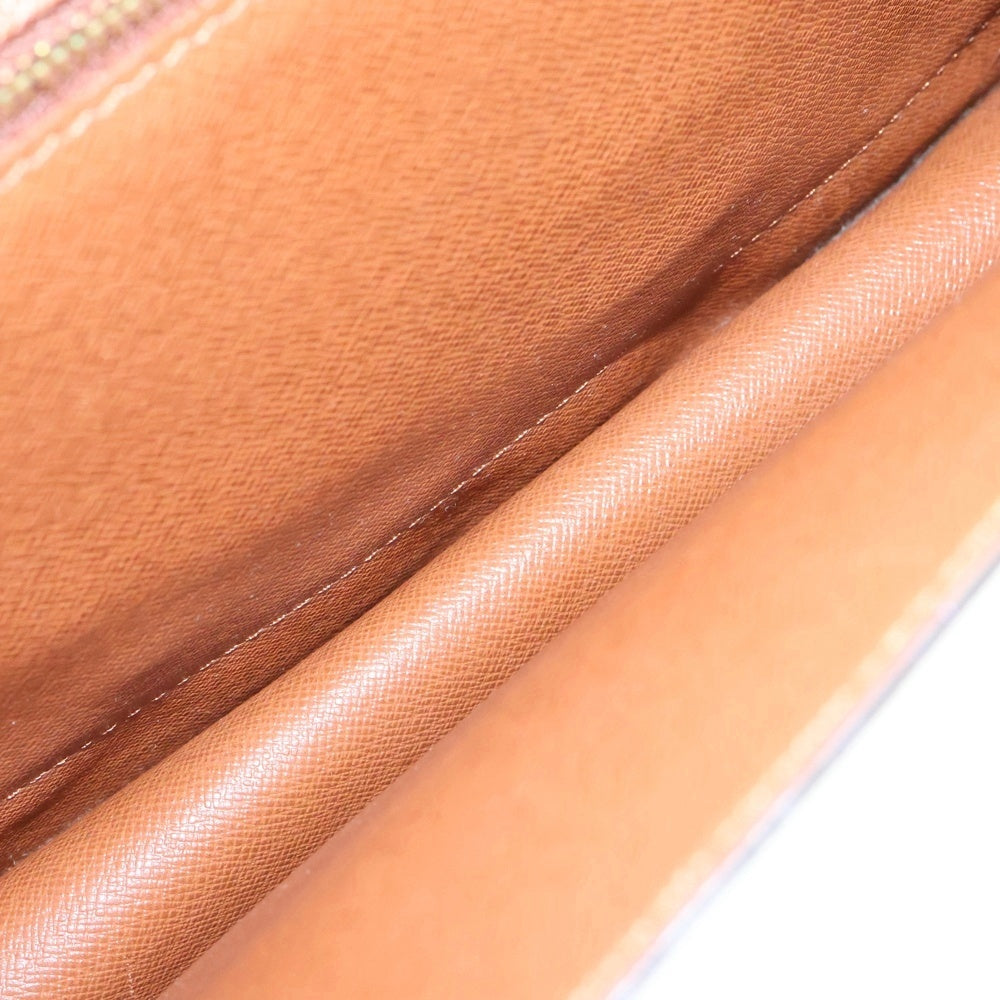 LOUIS VUITTON(ルイヴィトン) モノグラム モンソー28 2WAYバッグ ハンドバッグ ショルダーバッグ ブラウン ゴールド金具 レザー×PVC M51185