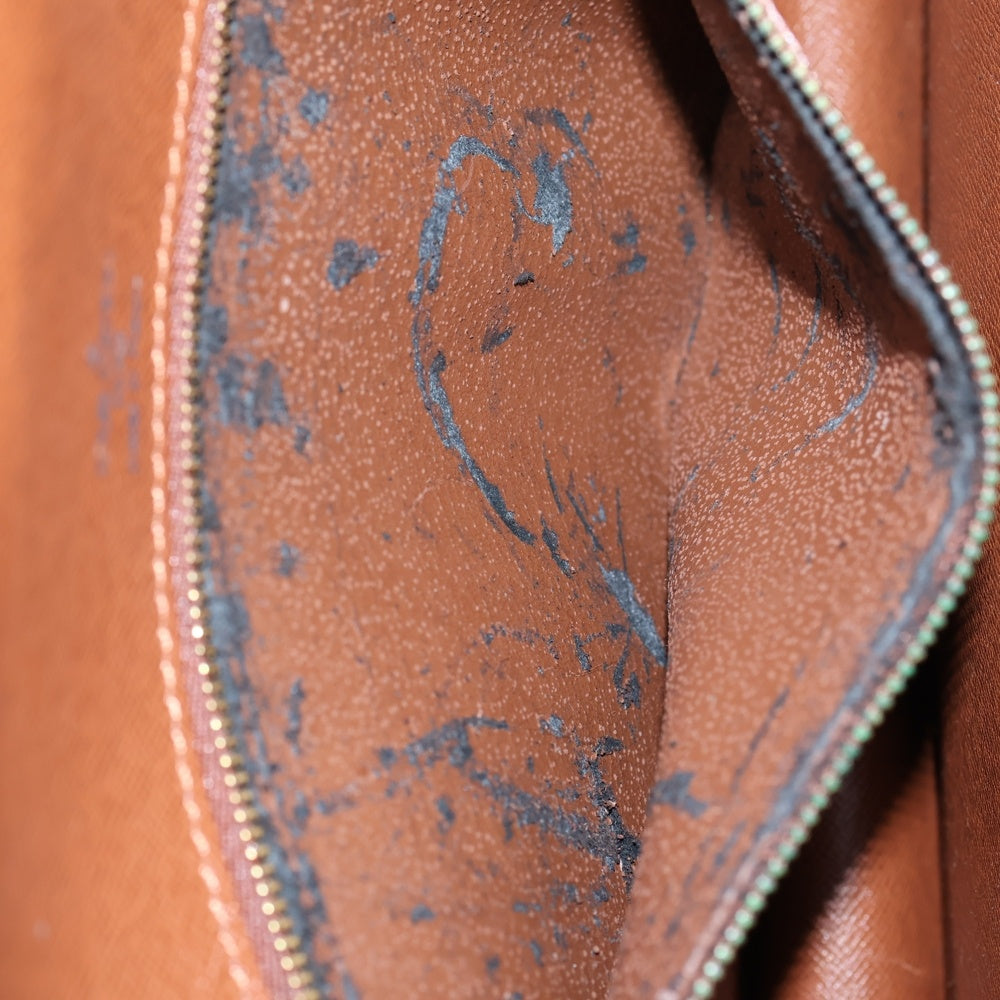 LOUIS VUITTON(ルイヴィトン) モノグラム モンソー28 2WAYバッグ ハンドバッグ ショルダーバッグ ブラウン ゴールド金具 レザー×PVC M51185