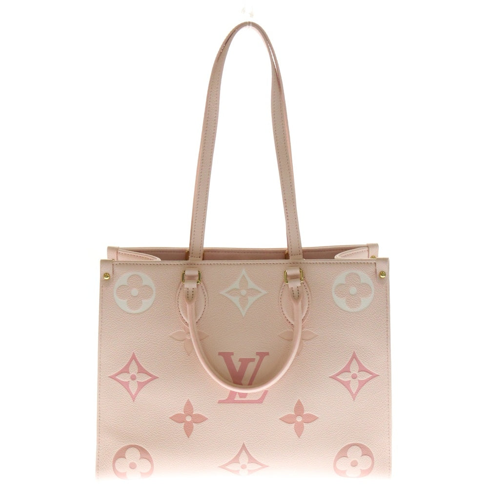 LOUIS VUITTON(ルイヴィトン) モノグラムアンプラント オンザゴーMM ハンドバッグ トートバッグ ピンク レザー RFID M46542