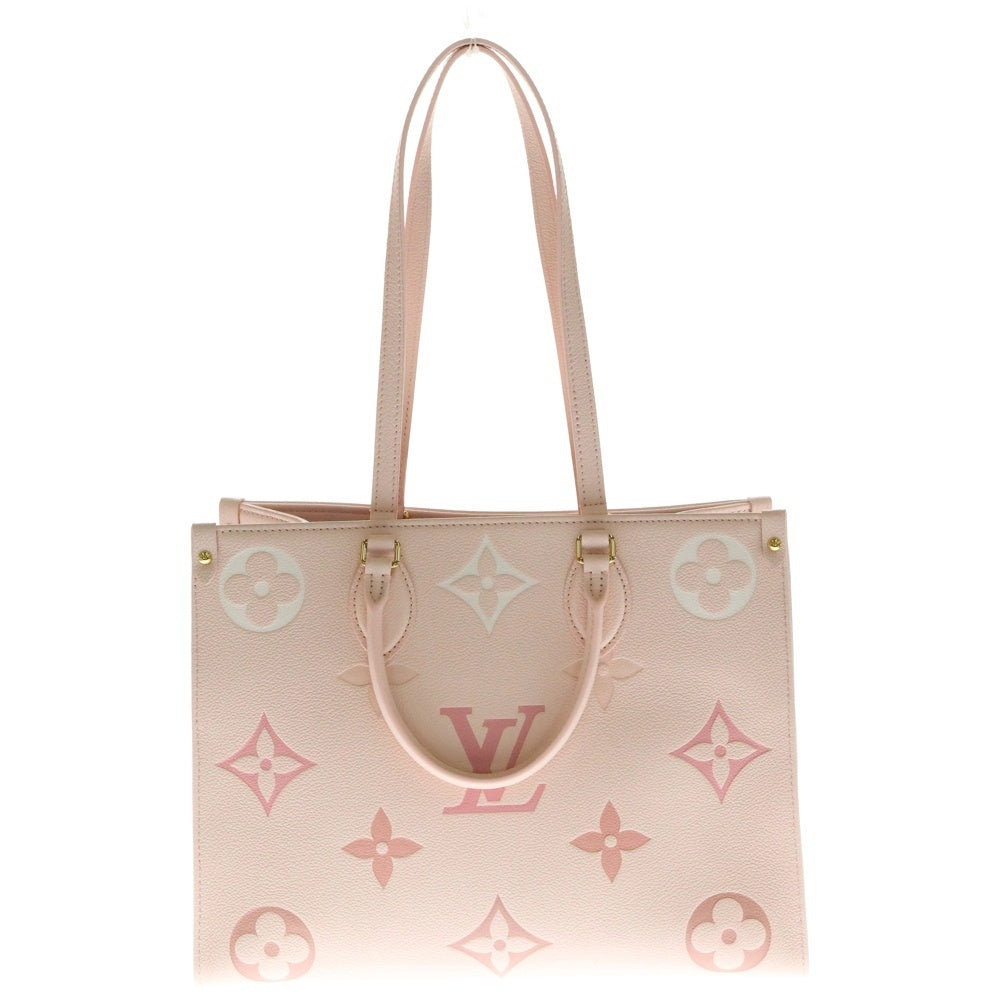 LOUIS VUITTON(ルイヴィトン) モノグラムアンプラント オンザゴーMM ハンドバッグ トートバッグ ピンク レザー RFID M46542