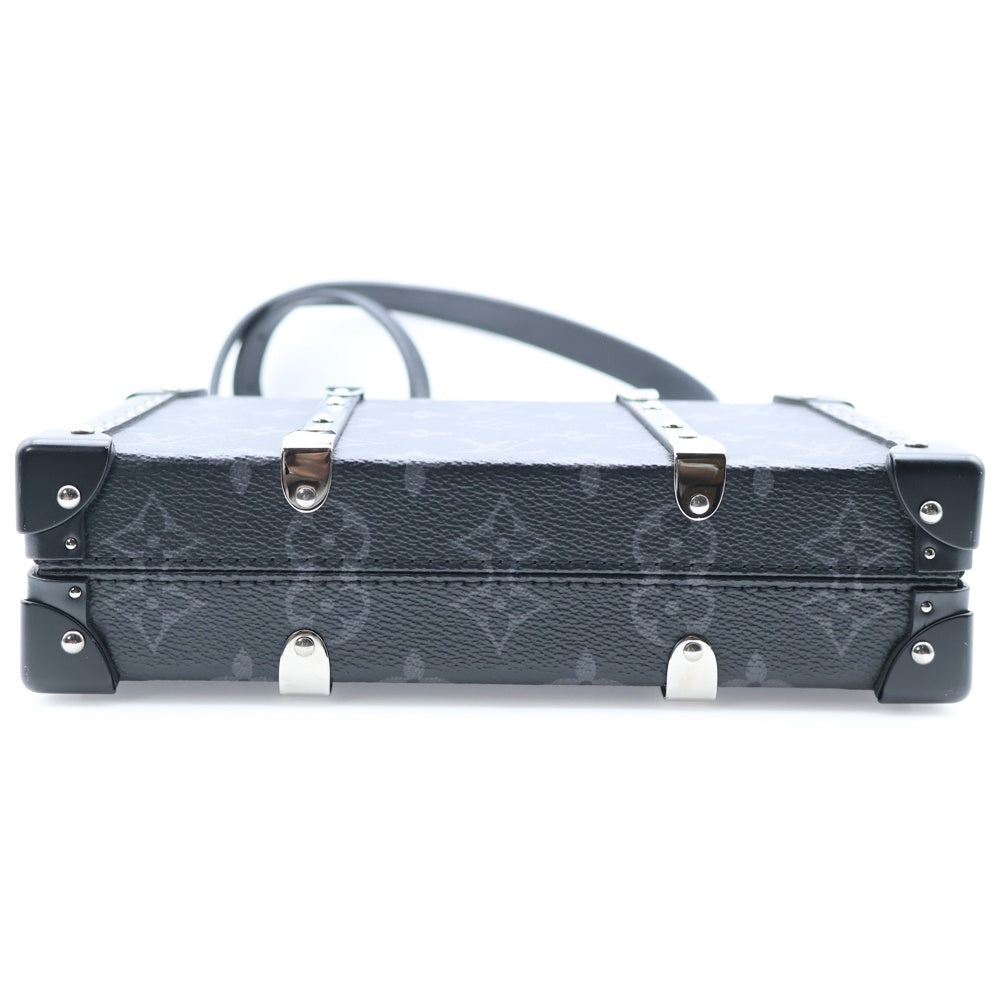 LOUIS VUITTON(ルイヴィトン) ネオ ウォレット トランク モノグラムエクリプス PVC レザー ショルダーバッグ シルバー金具 ブラック M20954