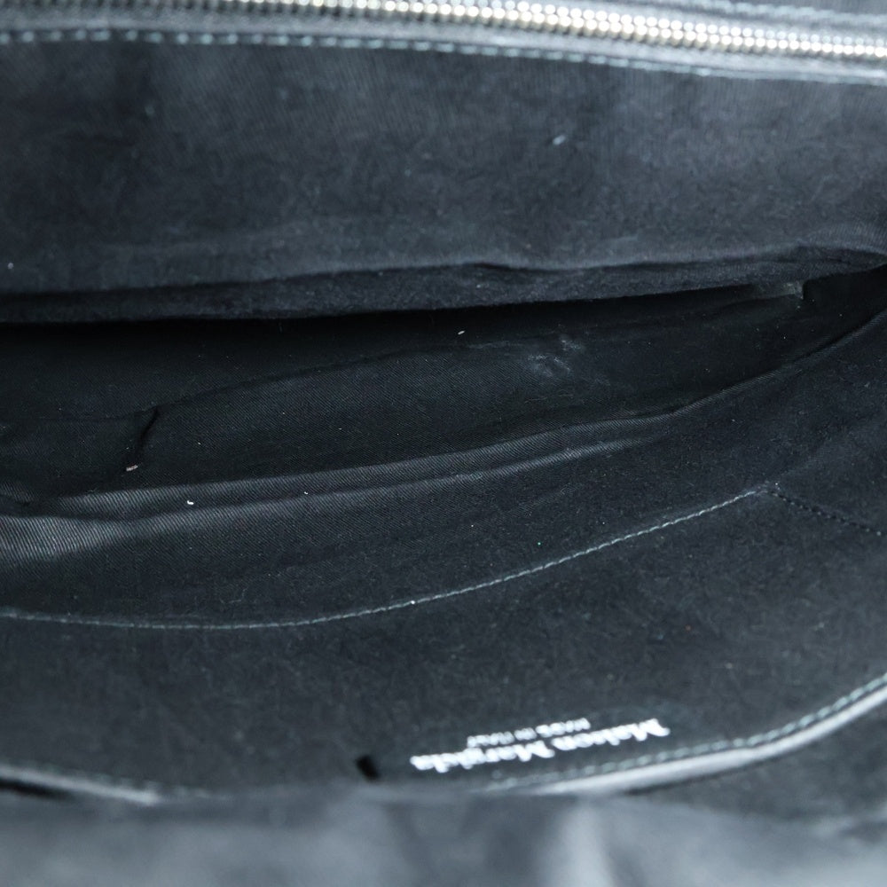 Maison Margiela 0(メゾンマルジェラ) 5AC LARGE レザーショルダーバッグ ラージ ブラック SB1WG0004