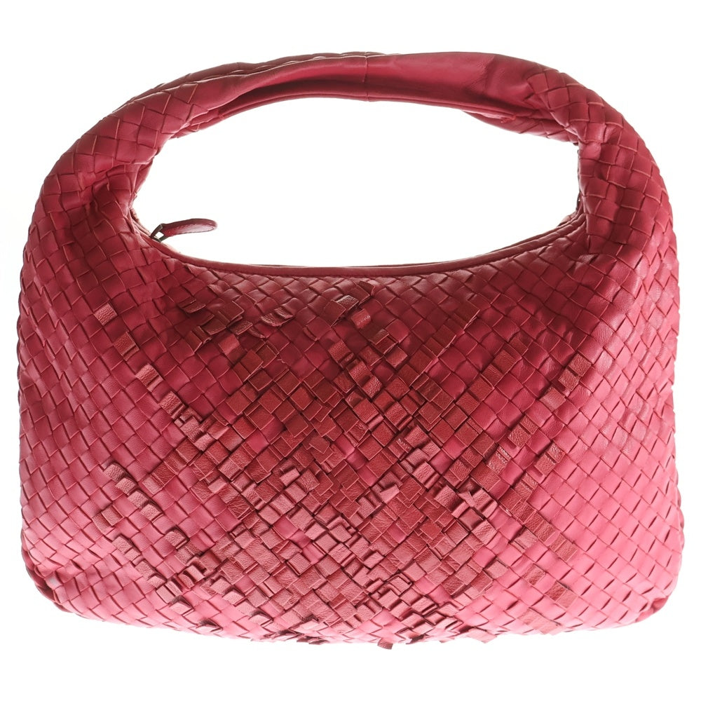 BOTTEGA VENETA(ボッテガヴェネタ) イントレチャート ホーボー レザー ワンショルダーバッグ レッド