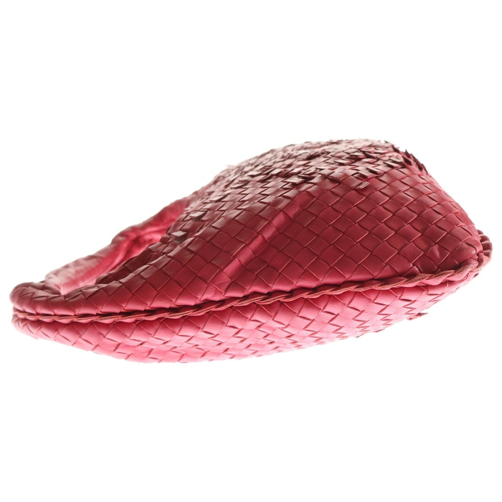 BOTTEGA VENETA(ボッテガヴェネタ) イントレチャート ホーボー レザー ワンショルダーバッグ レッド