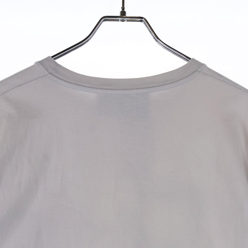 GUCCI(グッチ) 袖ロゴ グラフィックプリント ホースビット クルーネック 半袖Tシャツ カットソー グレー 771758