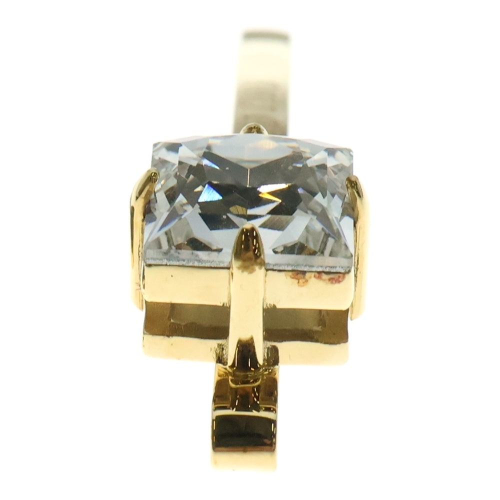 美品 miumiu ヘアピン ゴールドラインストーン miumiu(ミュウミュウ) ヘアピン ラインストーン ヘアアクセサリー