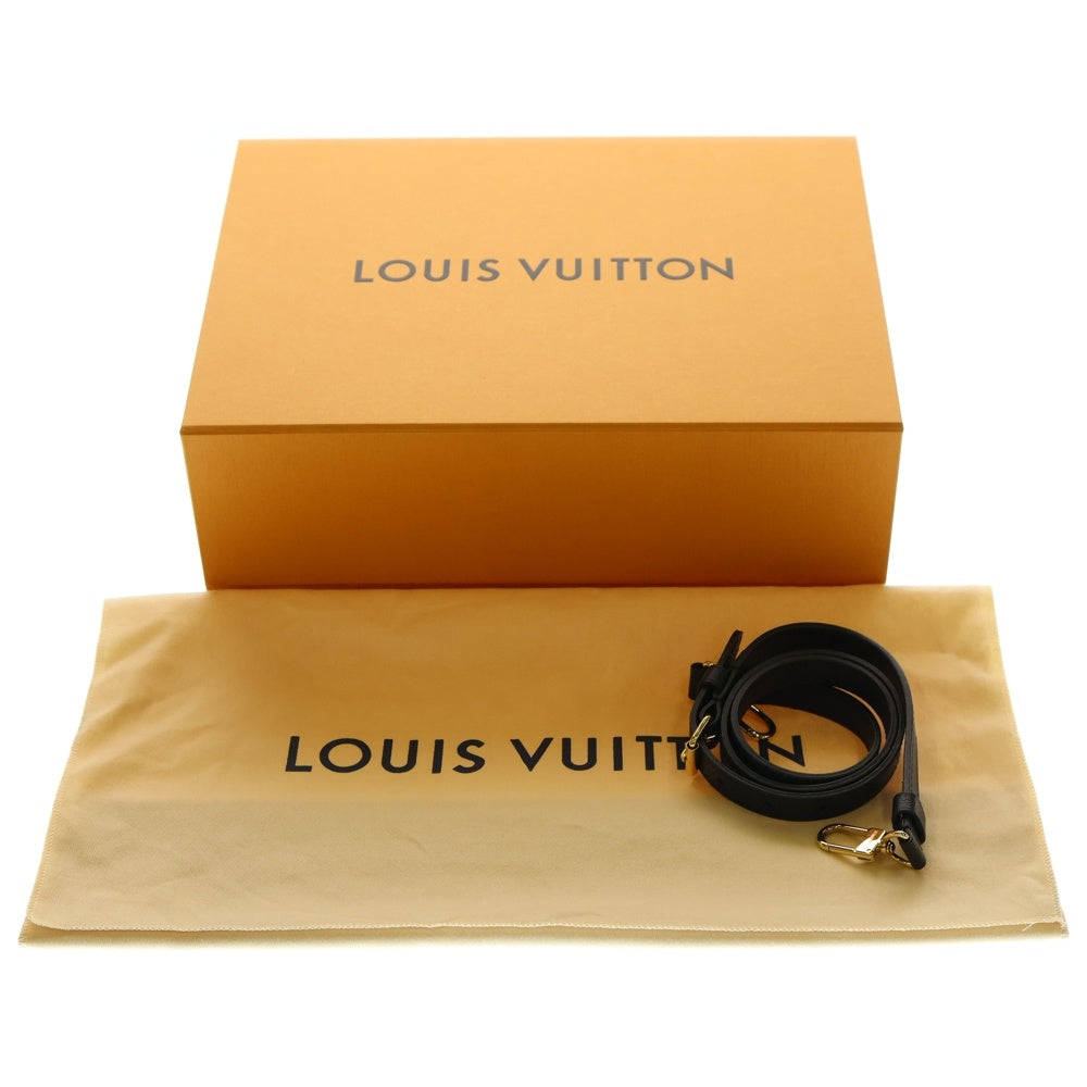 LOUIS VUITTON(ルイヴィトン) オンザゴーPM モノグラム アンプラント ノワール エンボスレザー 2WAY ハンド ショルダー トートバッグ ゴールド金具 ブラック M45653