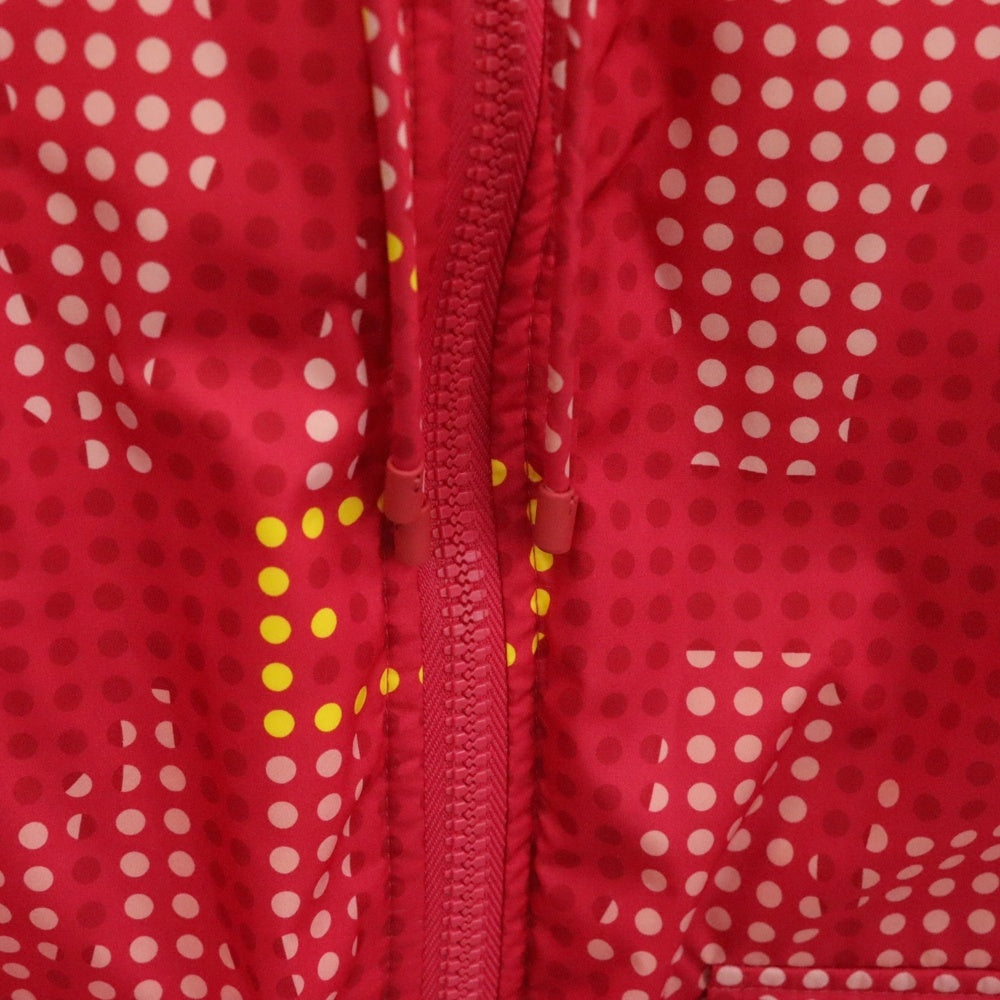 HERMES(エルメス) ROSE FLASH ローズフラッシュ リバーシブル セリエボタン リボン ドット 総柄プリント キルティング ダウンジャケット ピンク レディース 2H0153D55740