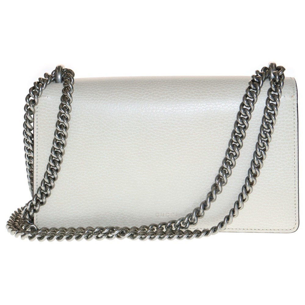 GUCCI(グッチ) デュオニュソス ショルダーバッグ ホワイト レザー 499623