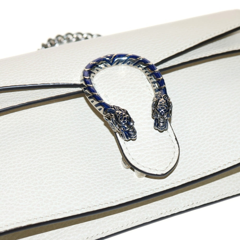 GUCCI(グッチ) デュオニュソス ショルダーバッグ ホワイト レザー 499623