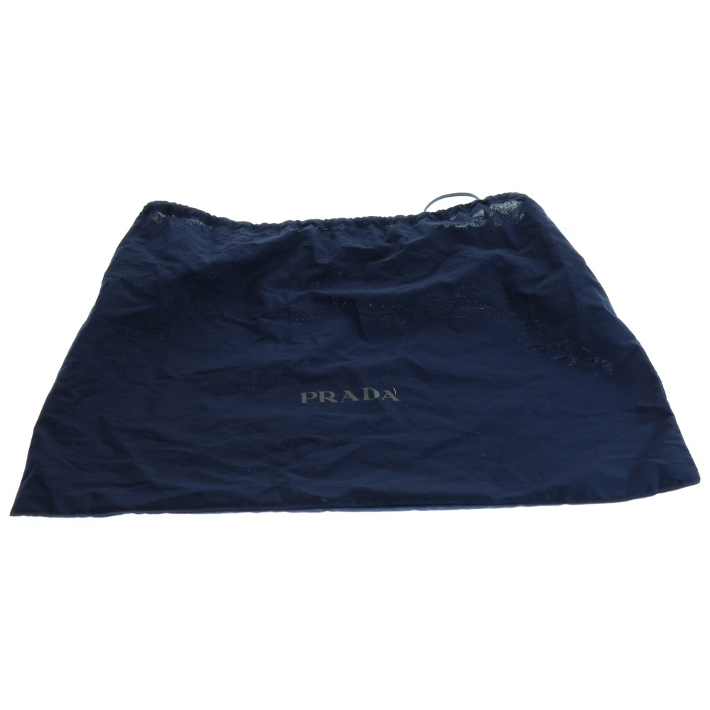 PRADA(プラダ) クラッチバッグ セカンドバッグ ポーチ ブラック テスート ブラック シルバー金具 2NE789