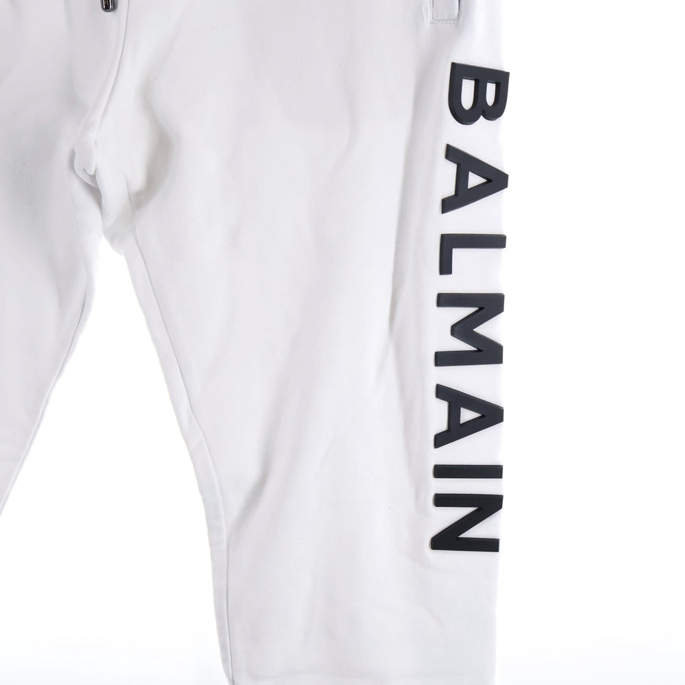BALMAIN(バルマン) サイドロゴ スウェットパンツ ホワイト