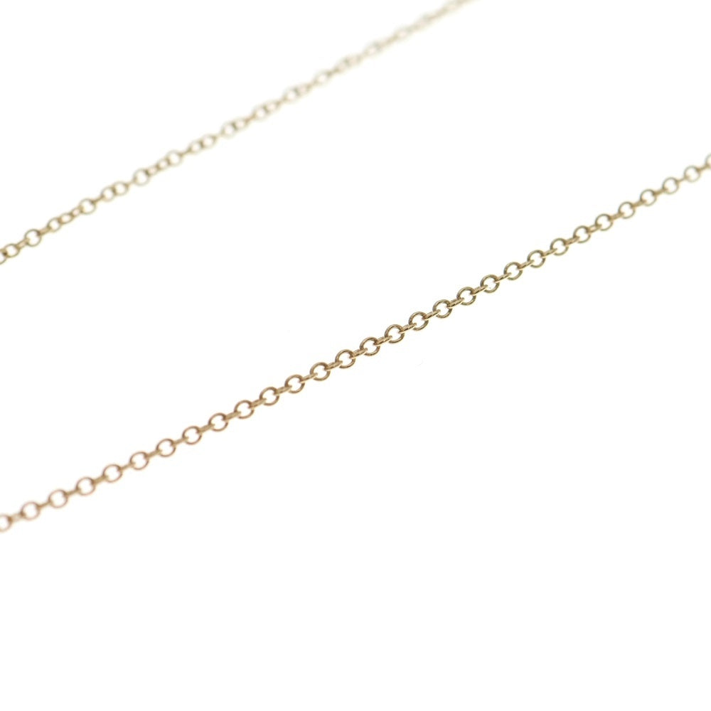 TIFFANY & Co.(ティファニー) Tスマイル ミニ ダイヤ ネックレス ペンダント チェーン ピンクゴールド Au750