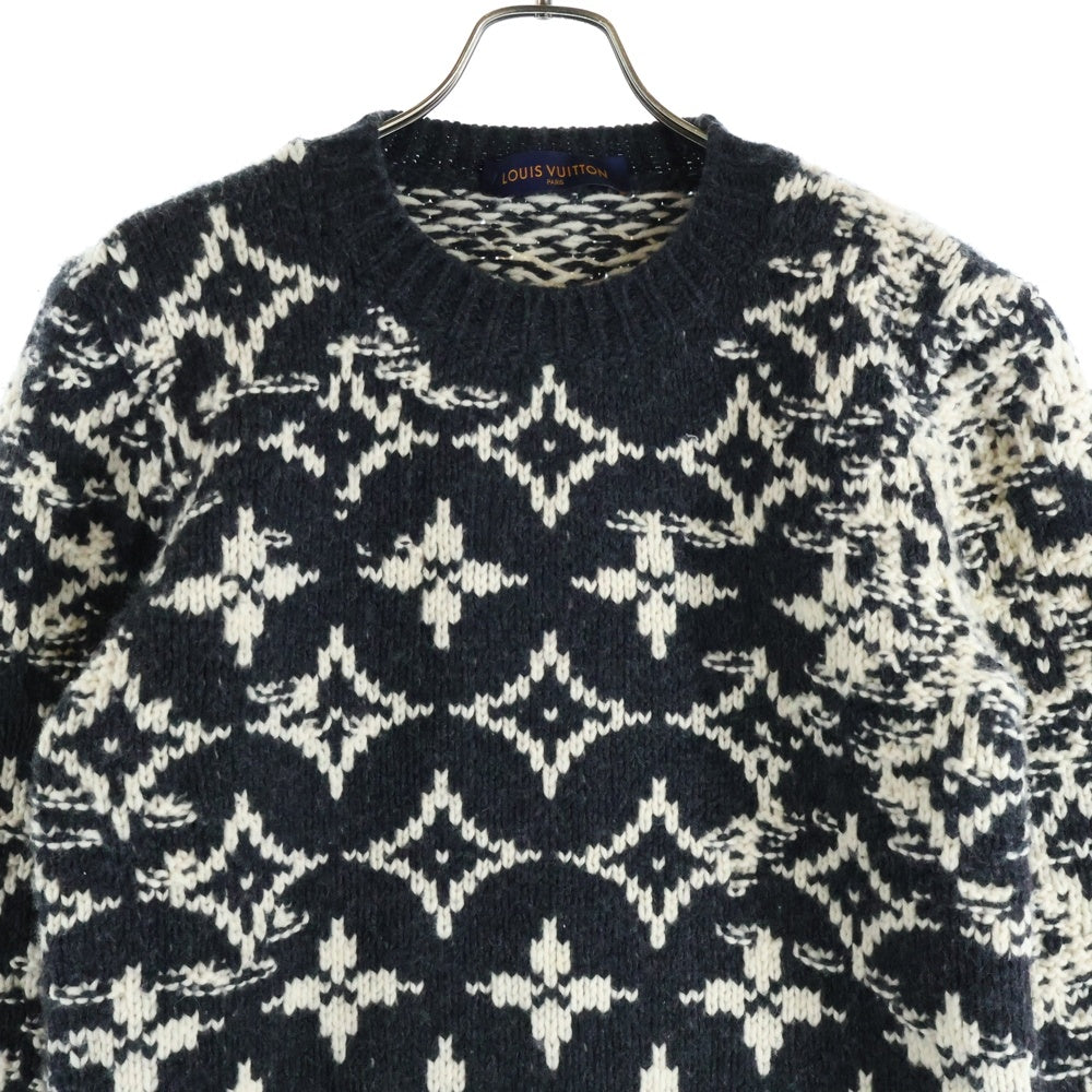 LOUIS VUITTON(ルイヴィトン) 20AW ディストーテッドモノグラム ニット