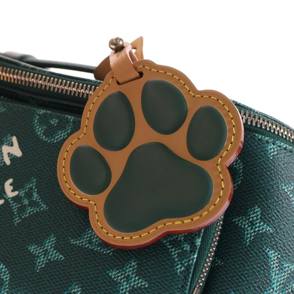 LOUIS VUITTON(ルイヴィトン) モノグラムヘリテージ ラッシュ・バムバッグ レザーボディバッグ ウエストバッグ グリーン M12867