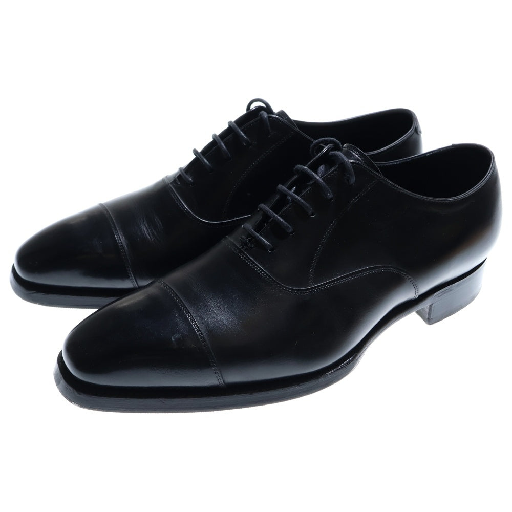 三陽山長(サンヨウヤマチョウ) 友之介 ストレートチップ レザー レースアップ ローカット ドレス ビジネスシューズ ブラック R309