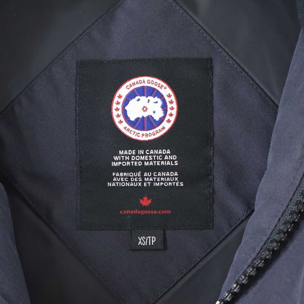 CANADA GOOSE(カナダグース) フリースタイル クルー ワッペンロゴ ジップアップ ダウン ベスト ブラック 4154M
