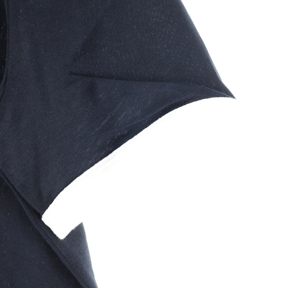 CELINE(セリーヌ) トリオンフ ロゴプリント コットンジャージー クルーネック 半袖Tシャツ カットソー ブラック 2X872671Q.38AW