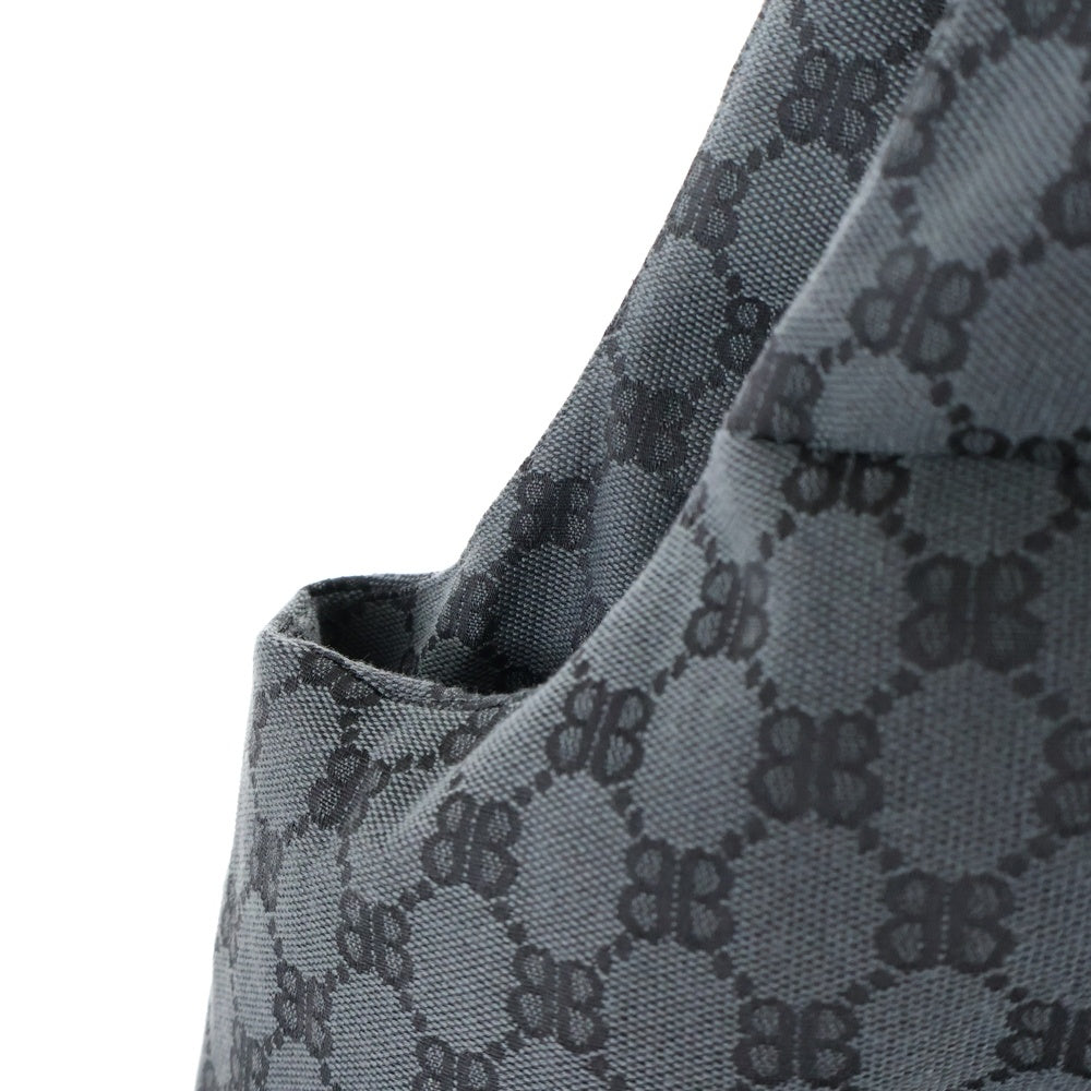 GUCCI(グッチ) 21AW BALENCIAGA×GUCCI The Hacker Project Hacker Cocoon Puffer Gilet Vest ハッカープロジェクト コクーンパファージレダウンベスト ブラック 681886