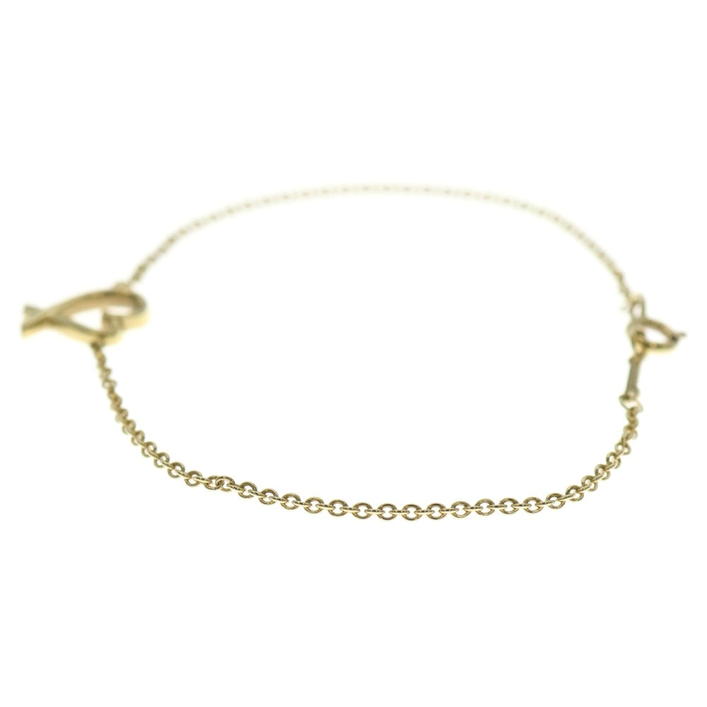 TIFFANY & Co.(ティファニー) パロマピカソ ラビングハート チェーン ブレスレット K18YG イエローゴールド レディース