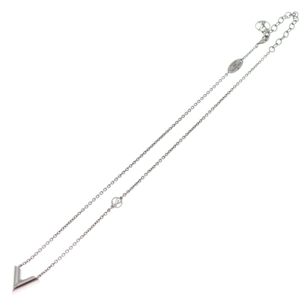 LOUIS VUITTON(ルイヴィトン) エセンシャルV ネックレス ペンダント チェーン シルバー M63197