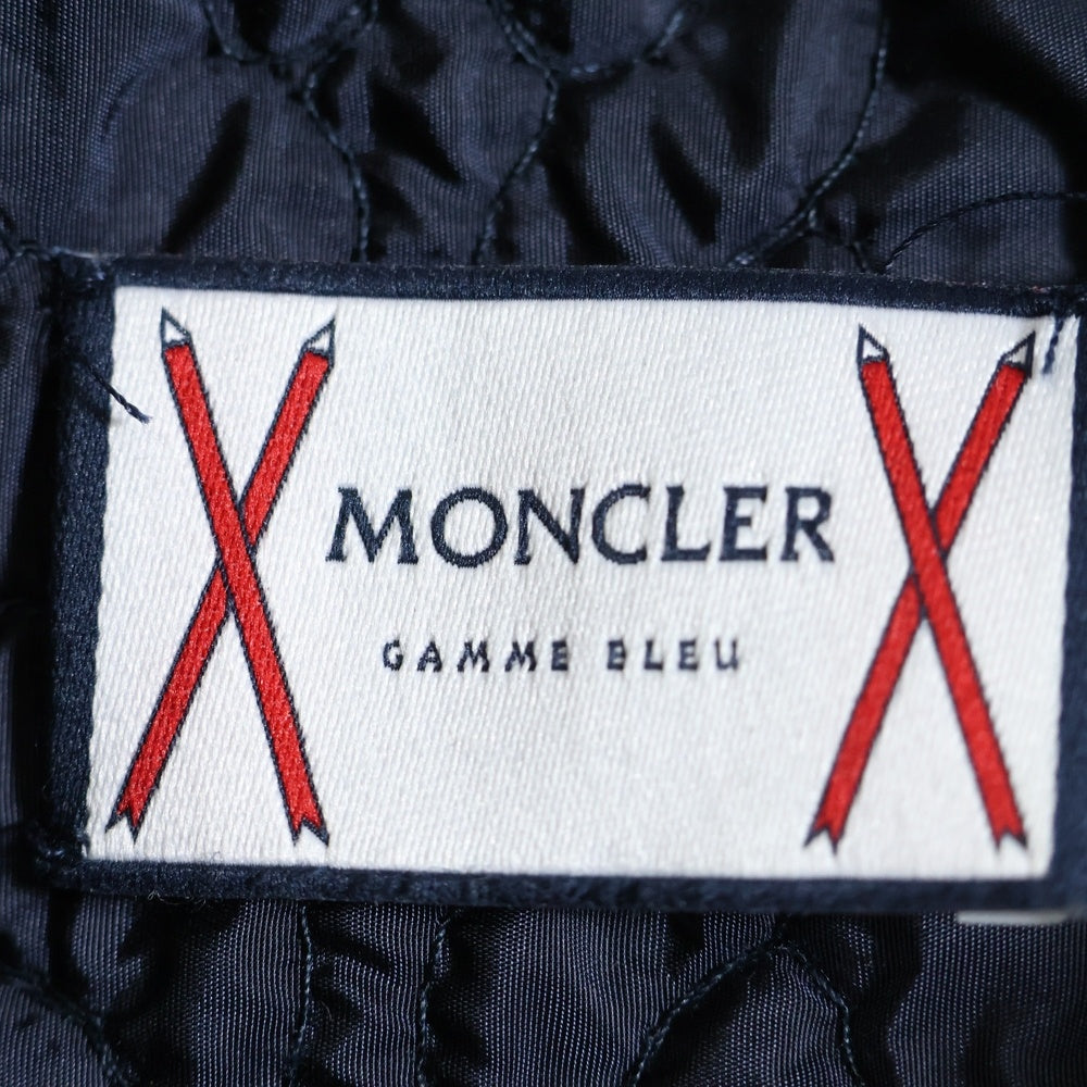 MONCLER(モンクレール) ワッペンロゴ チェック総柄 キルティング