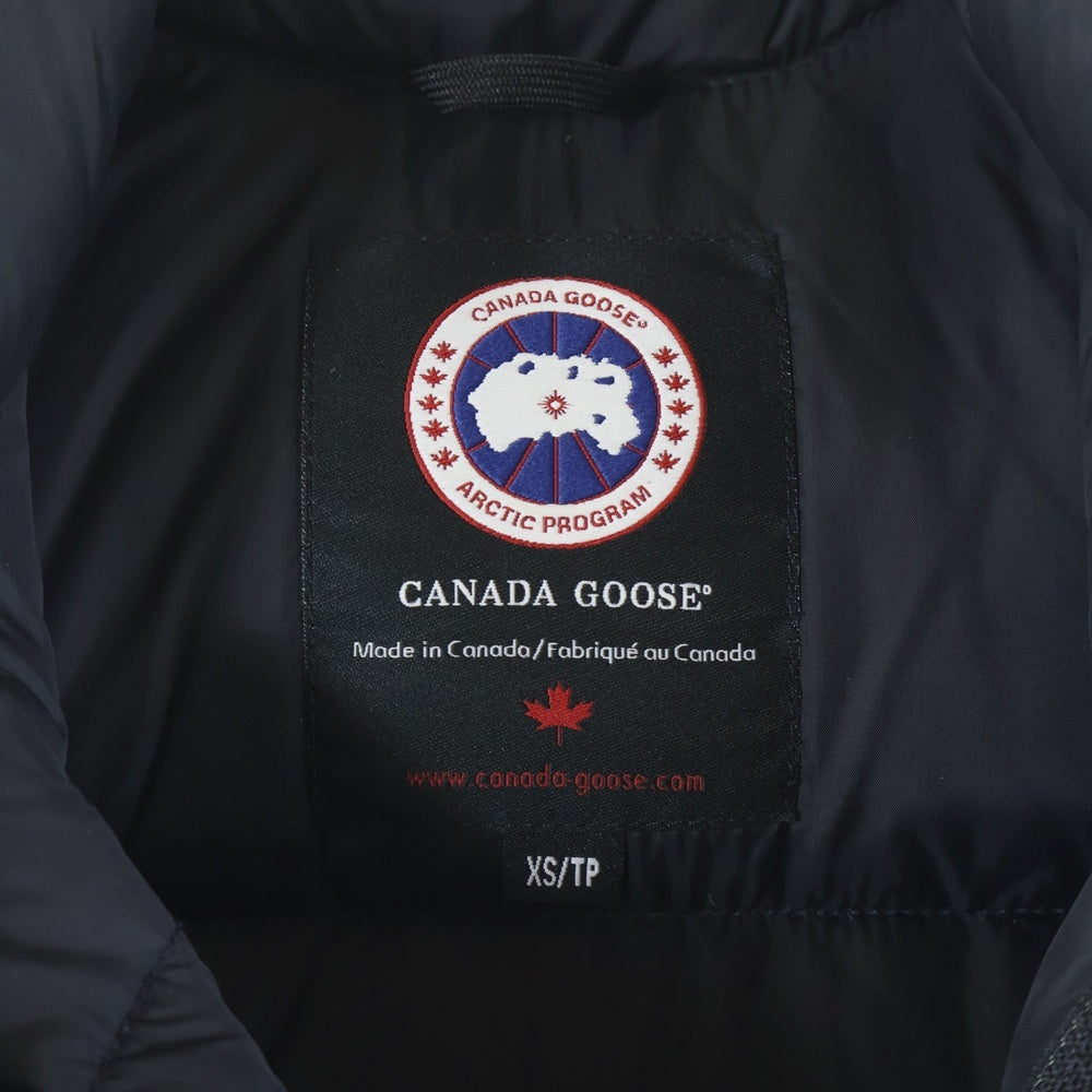 CANADA GOOSE(カナダグース) FREESTYLE フリースタイル ワッペンロゴ スタンドカラー ジップアップ ダウンベスト ネイビー 4125M R