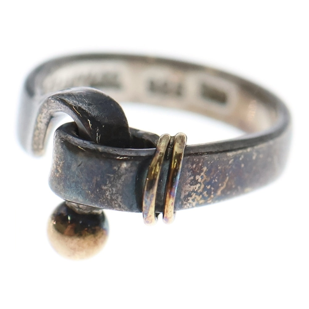 TIFFANY & Co.(ティファニー) フック&アイリング 925/750 ゴールド×シルバー 指輪 アクセサリー ジュエリー レディース