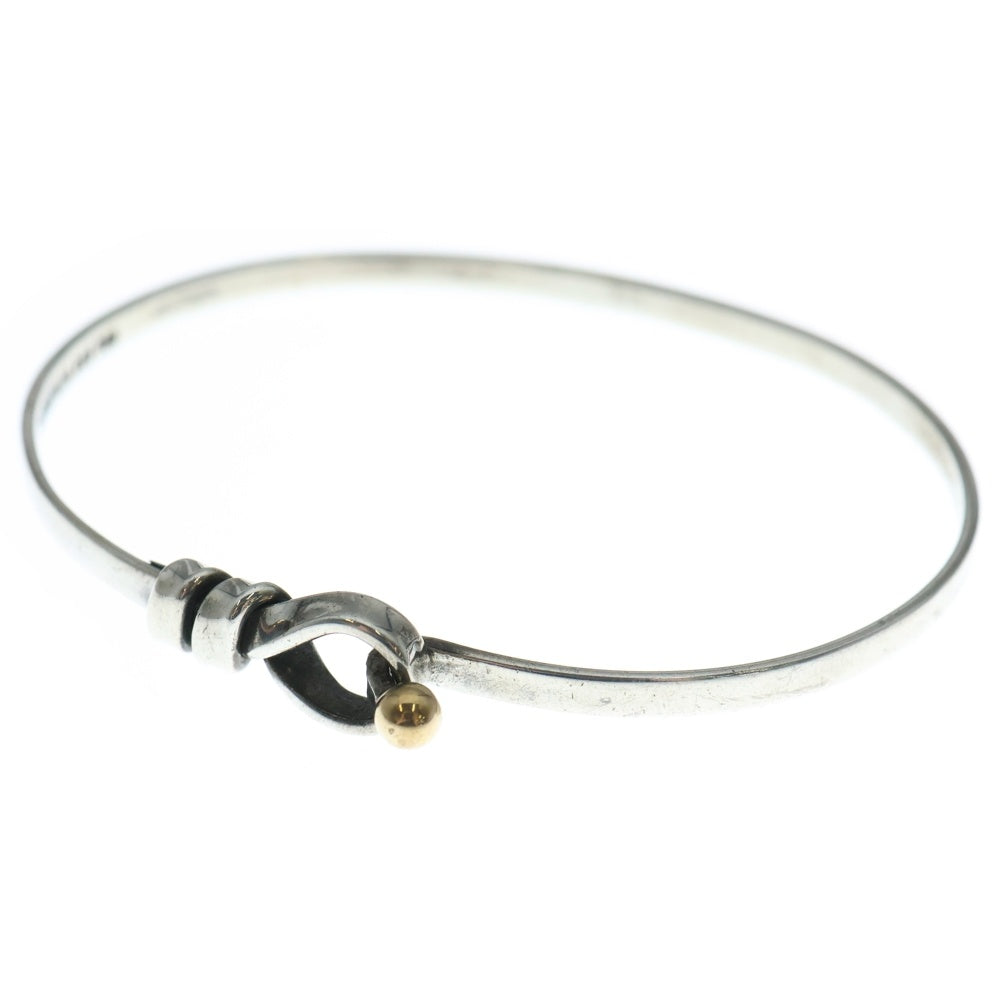 TIFFANY & Co.(ティファニー) フック&アイ バングル 925/750 シルバー/ゴールド レディース