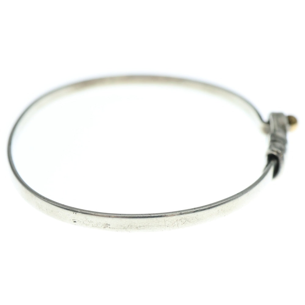 TIFFANY & Co.(ティファニー) フック&アイ バングル 925/750 シルバー/ゴールド レディース