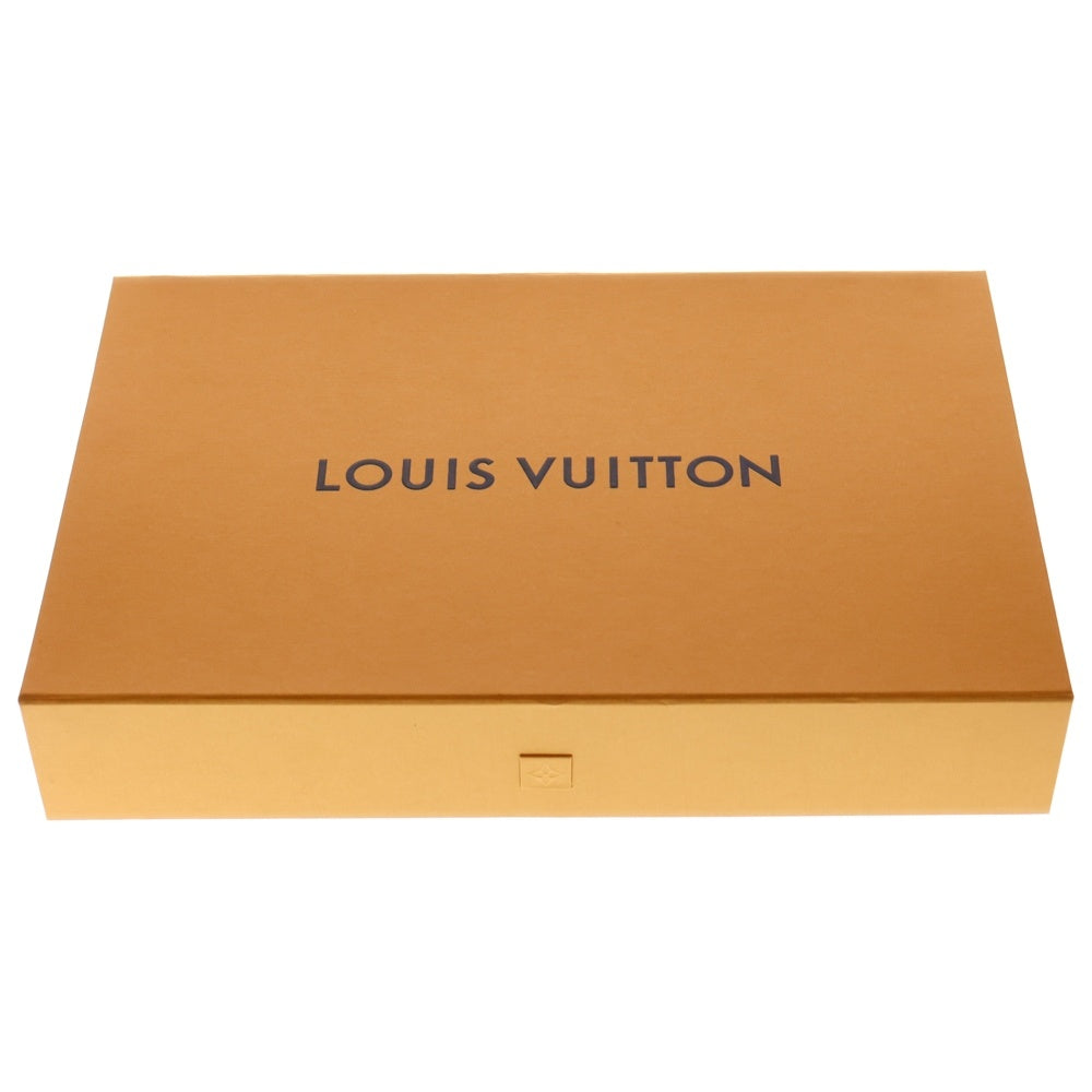 LOUIS VUITTON(ルイヴィトン) LV 3D モノグラム パターン カシミヤ ウール マフラー LVスキー M90816 ブラック×ホワイト レディース