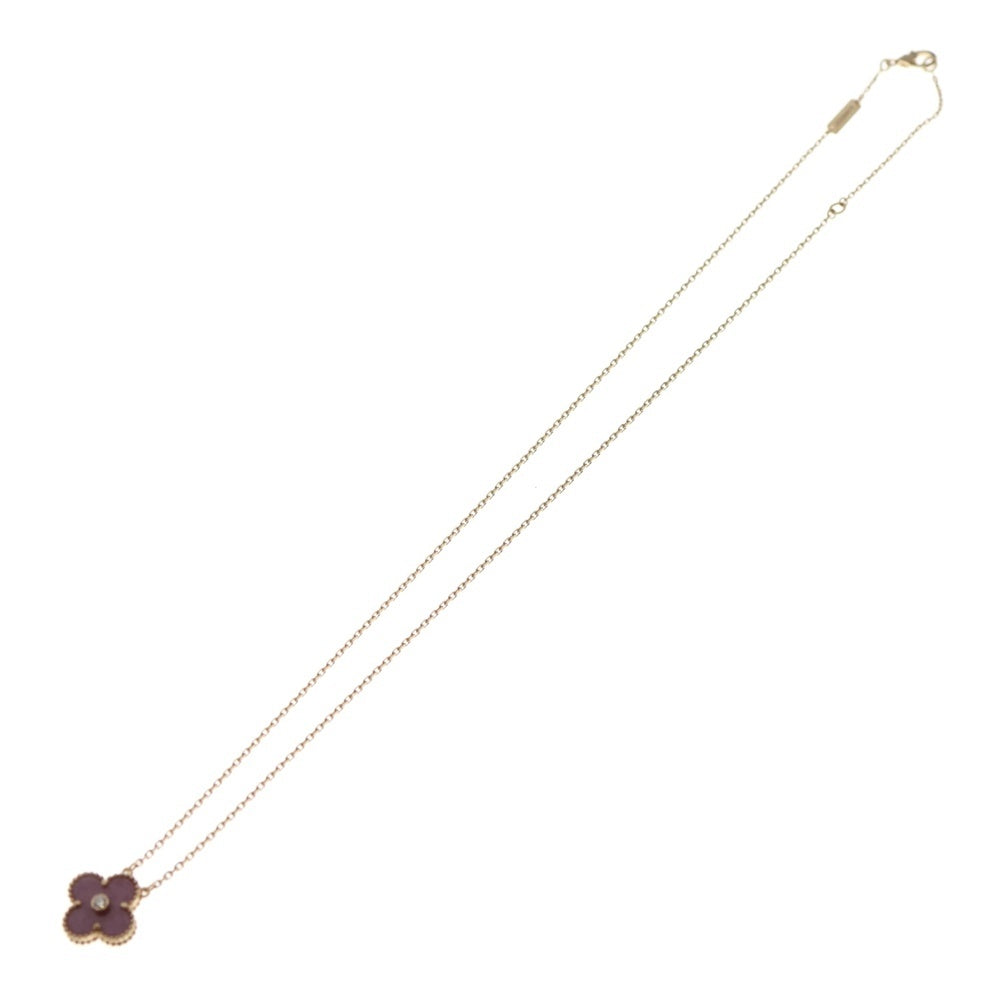 Van Cleef & Arpels(ヴァンクリーフアンドアーペル) ヴィンテージアルハンブラ ロードナイト 1PD ダイヤ ネックレス VCARP7TD00