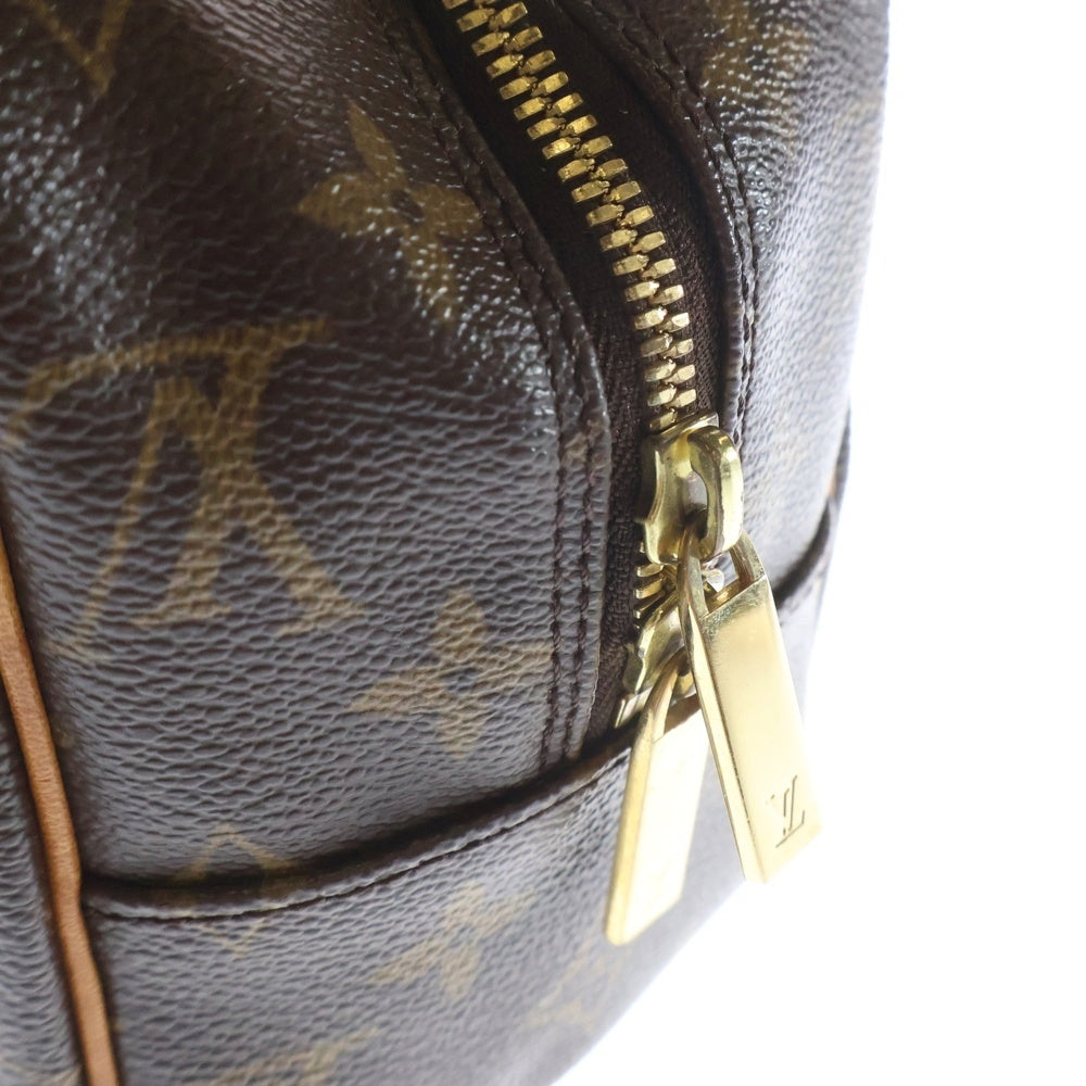 LOUIS VUITTON(ルイヴィトン) モノグラム シテMM ハンドバッグ ブラウン レザー×PVC M51182 ゴールド金具 レディース