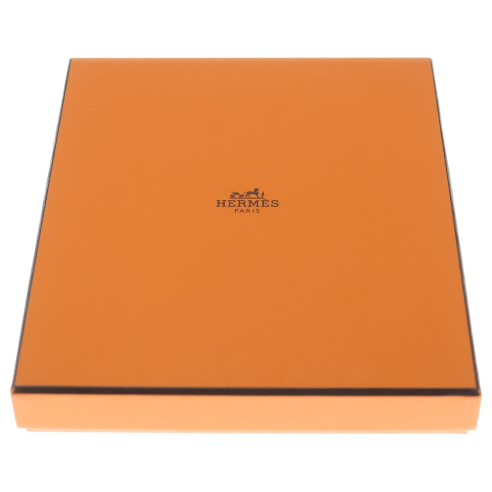 HERMES(エルメス) カージュドアッシュ Hキューブネックレス ペンダント ブルー シルバー金具 レディース